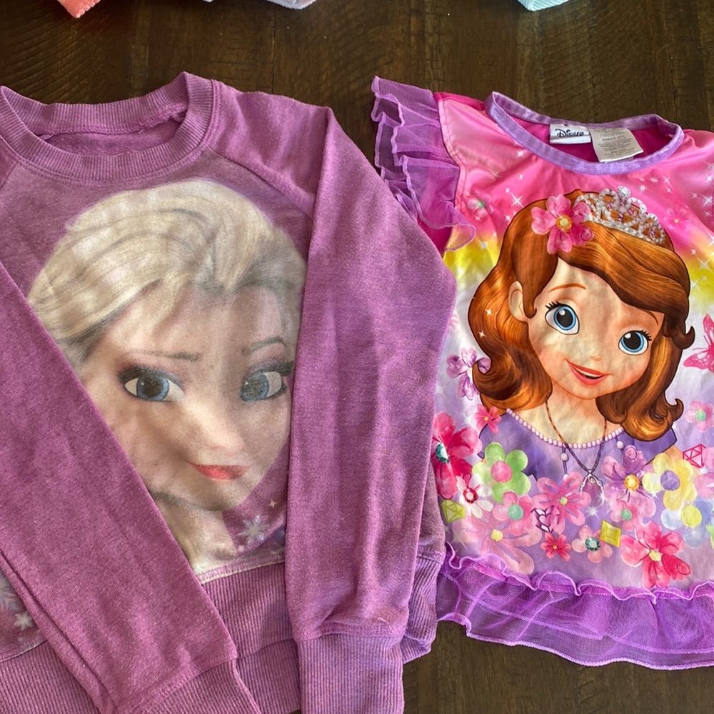 disney little girl shirt bundle